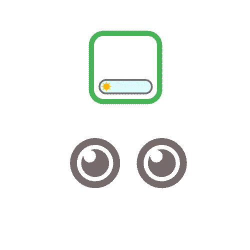 5秒以上目を閉じる demonstration - 5秒以上目を閉じてスリープモードを起動します。